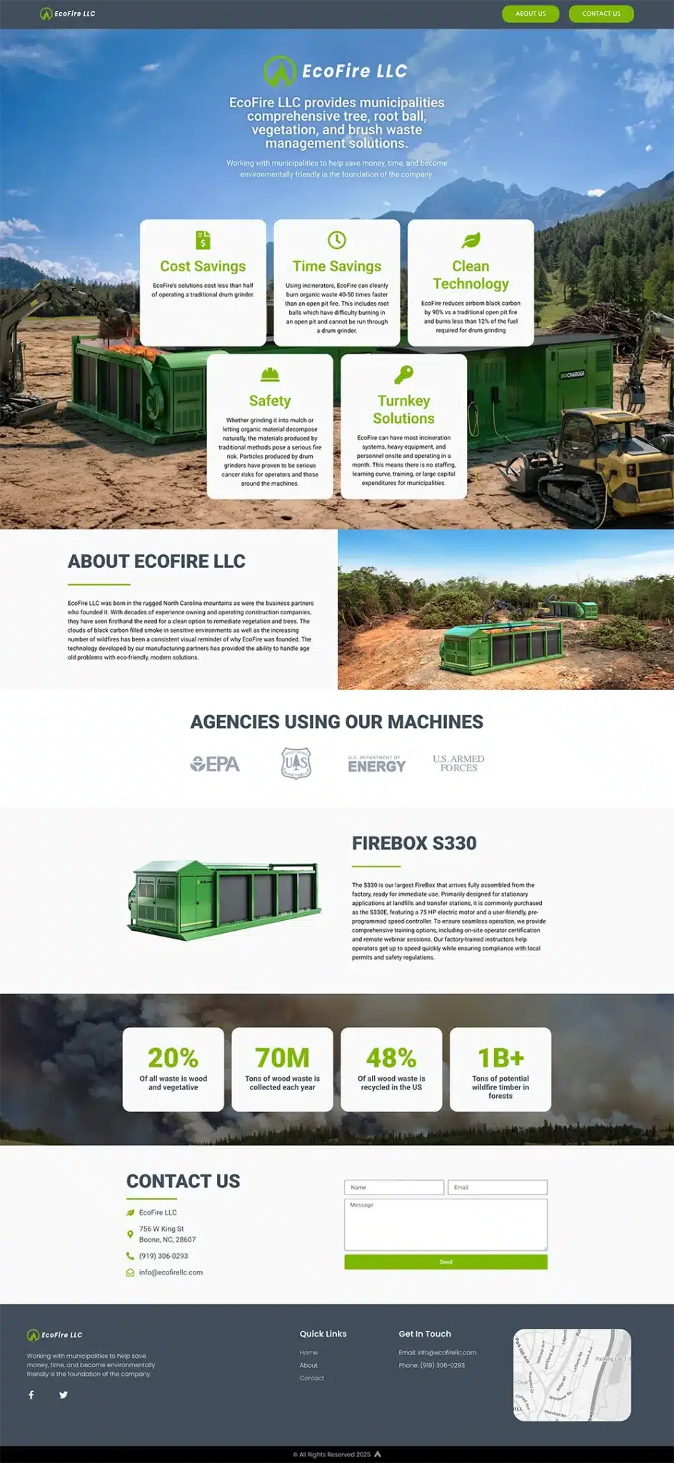 ecofire website case study